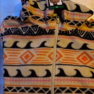 O’Neill Long Sleeve 1/4 Zip Up Hoodie Size XL New With Tags